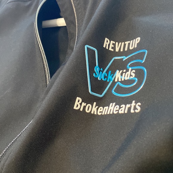 Elevate REVITUP SickKids VS BrokenHearts Track Jacket NWT - Picture 3 of 5